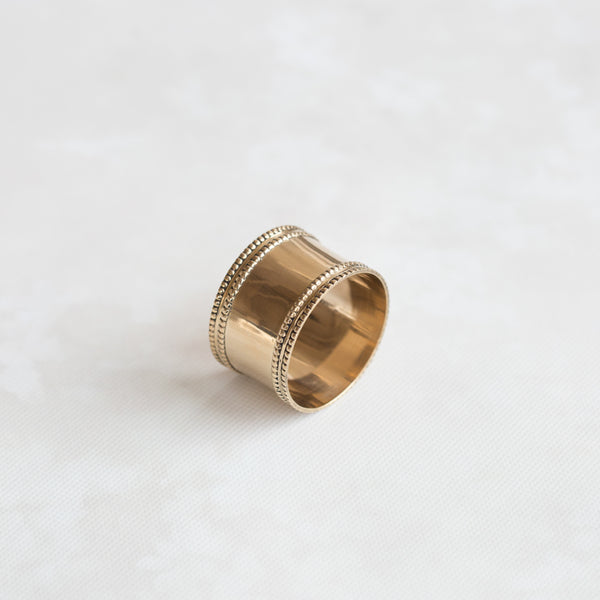 Gold Metal Napkin Ring