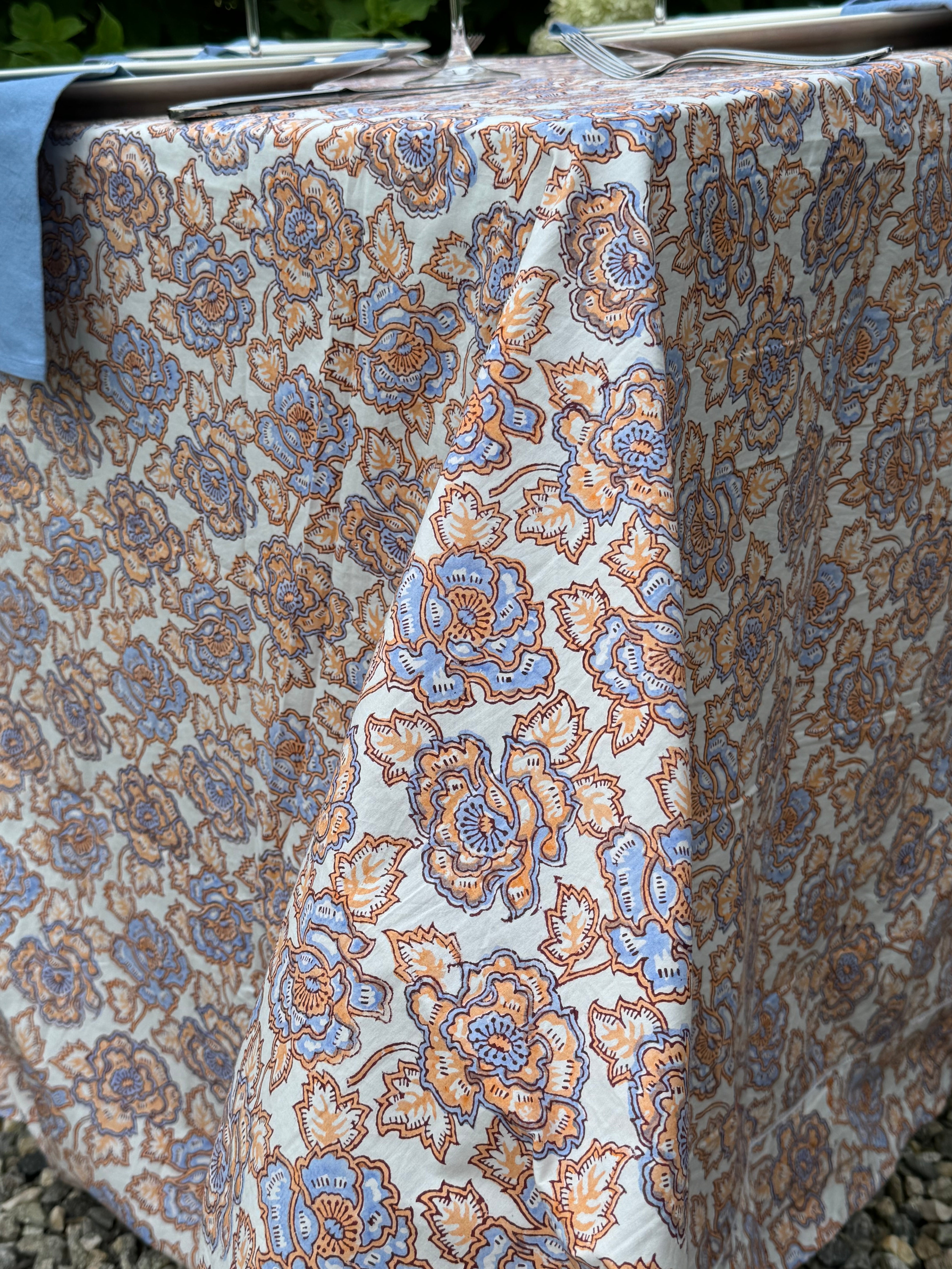 Peach & Blue Roses