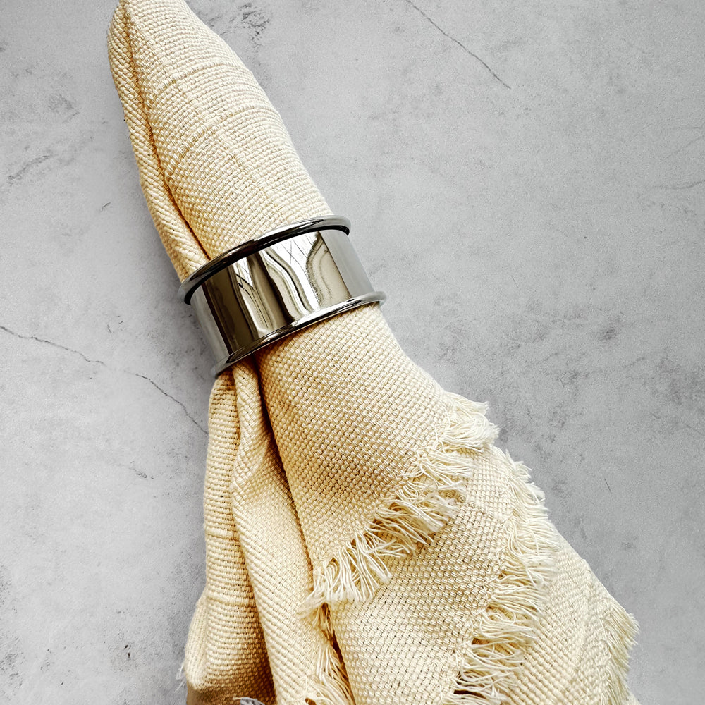 Silver Metal Napkin Ring