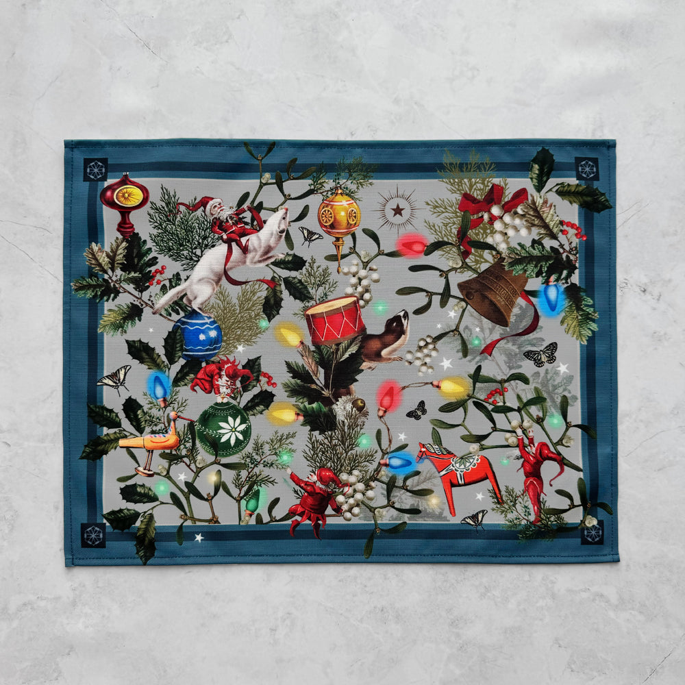 Santa's Party Holiday Placemat