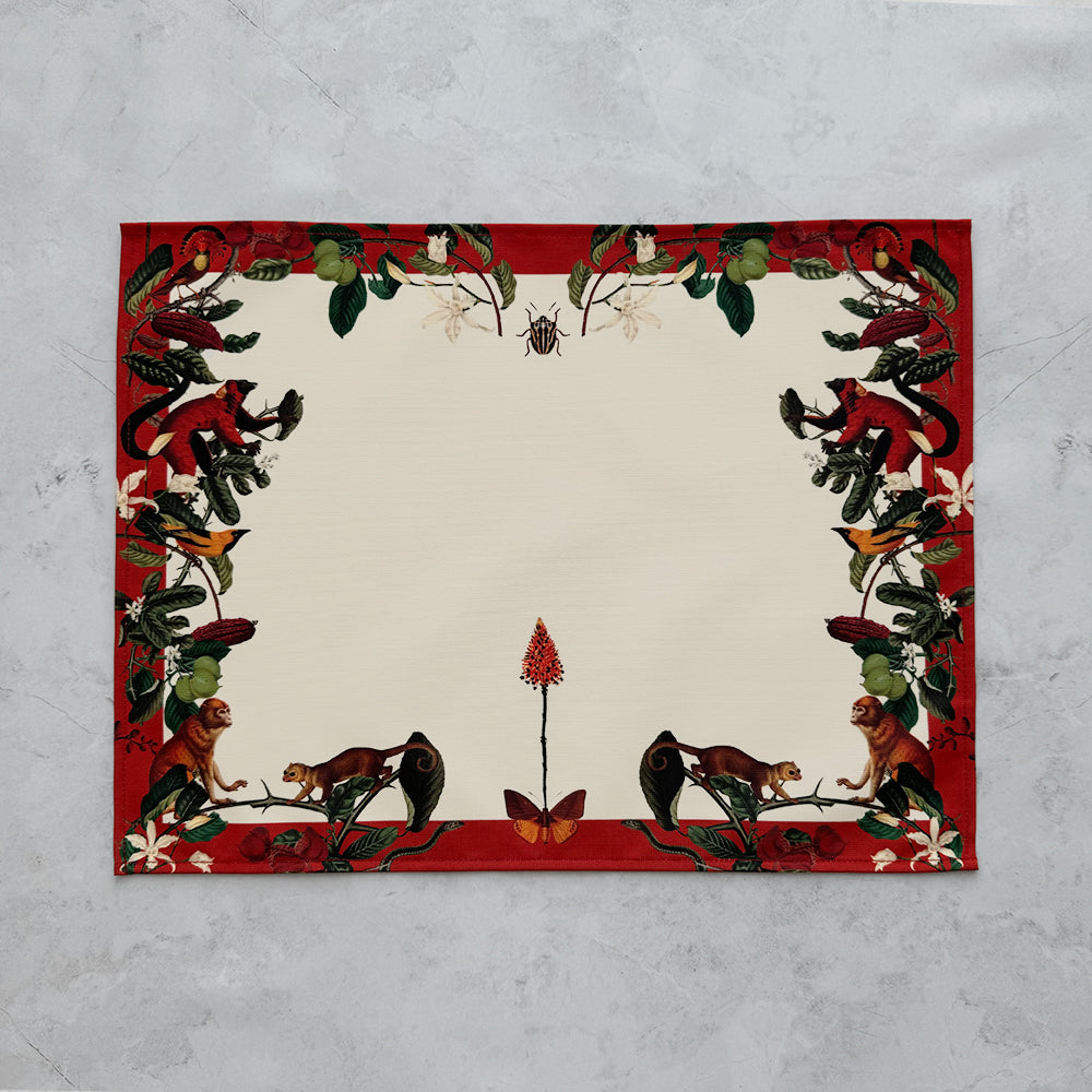 Red Monkeys Placemat