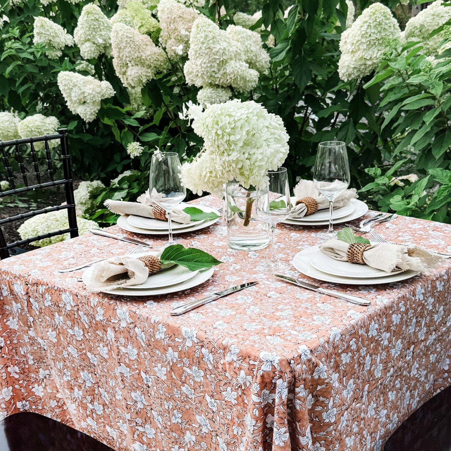Toffee Flowers Tablecloth