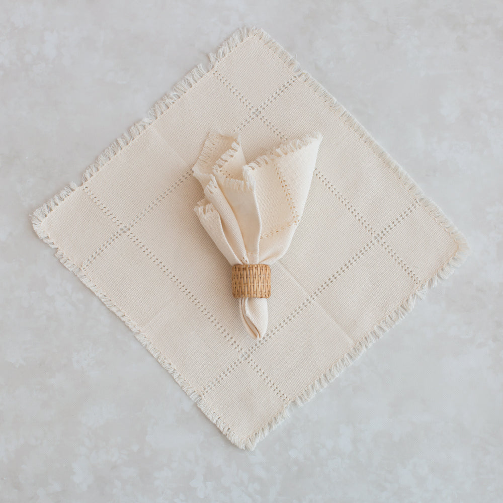Cotton Stitched Handmade Napkin
