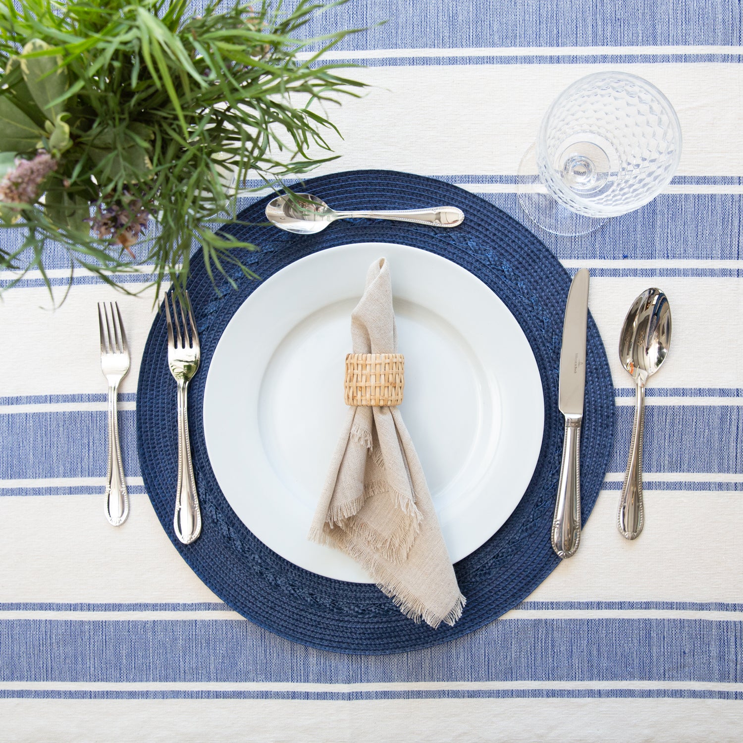 Mar Cotton Handmade Tablecloth