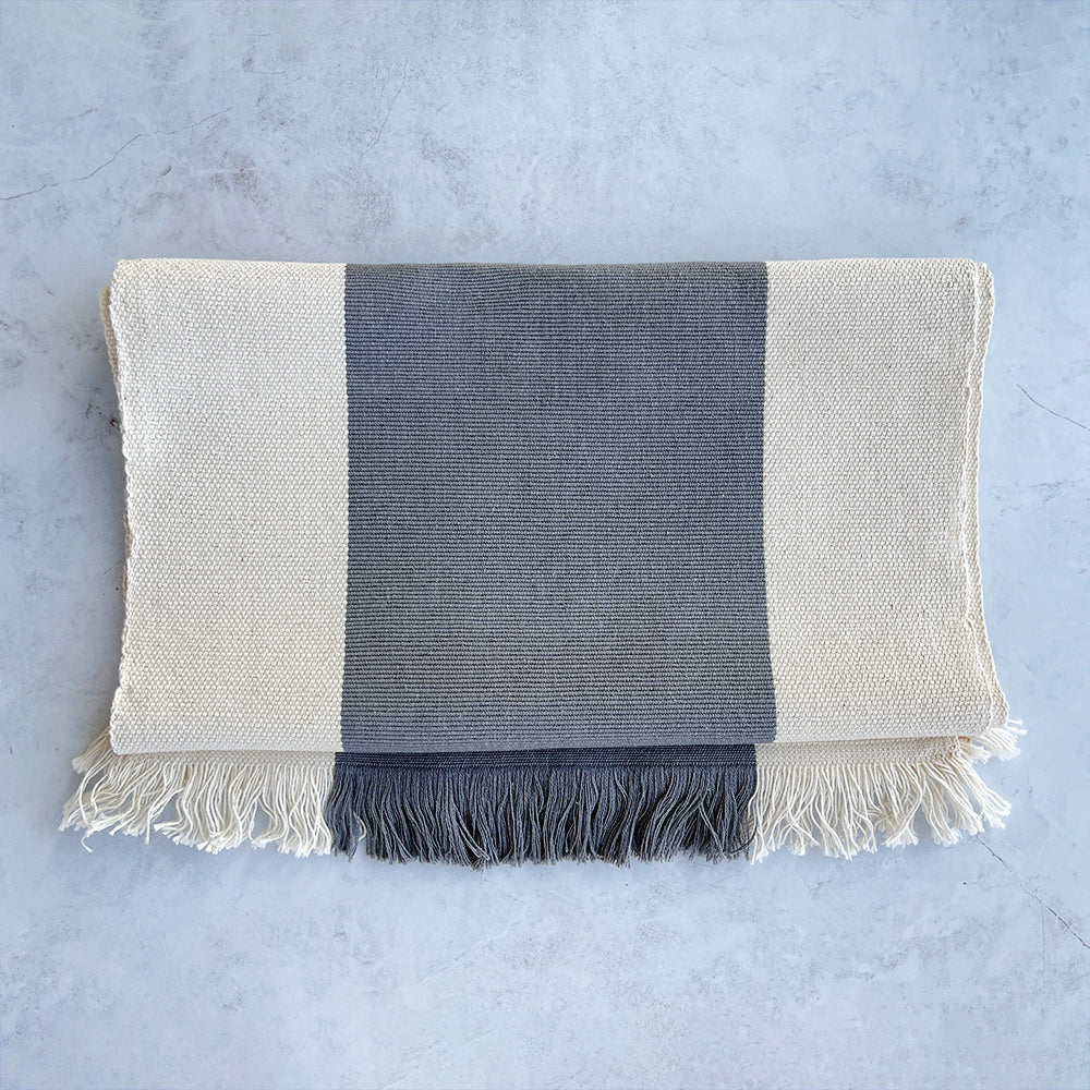 Gray Block Runner